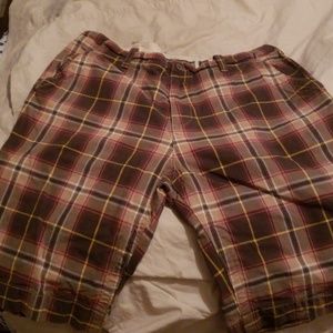 Old navy plaid mens shorts